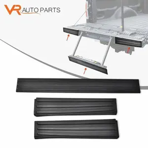 Fit For 2009-2014 Ford F150 Black Flexible Flex Step Tailgate Molding Trim