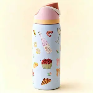 32oz FreeSip Supper Club Collection Picnic Perfection Bottle Outfitters Exclusive New with Fun Food Design