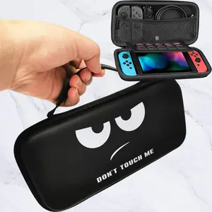 1pc EVA Anti-Drop Hard Shell Case for Nintendo Switch OLED, Featuring 10 Game Card Slots, Ideal Travel Storage Bag for Console and Accessories, Gaming Accessories