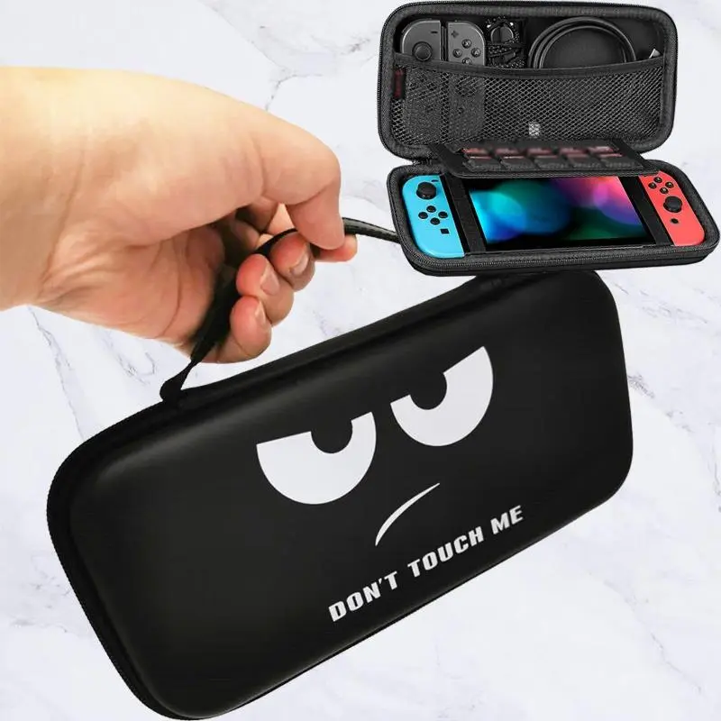 1pc EVA Anti-Drop Hard Shell Case for Nintendo Switch OLED, Featuring 10 Game Card Slots, Ideal Travel Storage Bag for Console and Accessories, Console Accessory, Gaming Accessories