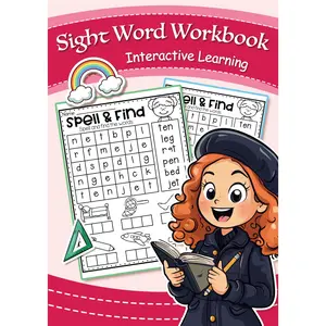Phonics Workbook for Kids Ages 4-6, Short Vowel Word Families, Spelling, Word Search and Reading Practice, Kindergarten Literacy Activity Book, A4 Size