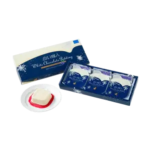 ISHIYA White Lover Pudding & Lingonberry Jam Set - 3pc Hokkaido Souvenir Gift