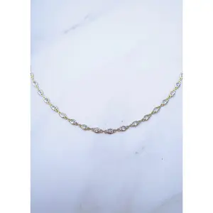 Oval Bezel Necklace