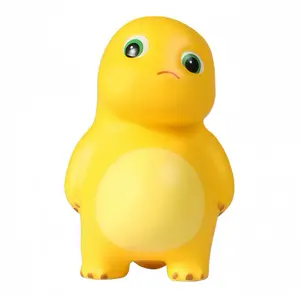 [With Free Gift]Nailong Mini Dragon Squishy Toy - Soft Yellow Dinosaur Stress Relief Fidget Sensory Toy for Kids & Adults, Viral Gift for Christmas Holiday Birthday