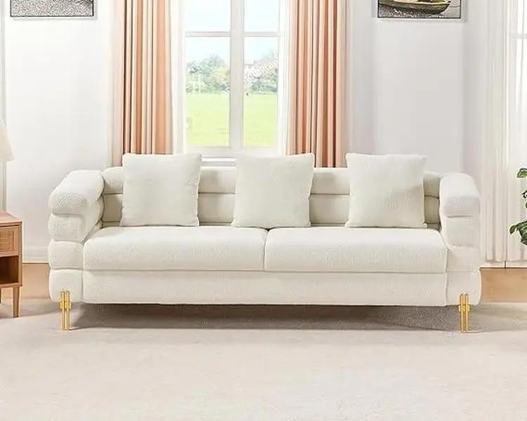 Sikaic 24 Inches Extra Deep Seat Sectional Modern Sofa