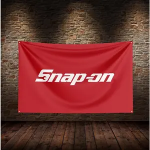 Snap-on Racing Flag - Banner with Grommets, Indoor/Outdoor Garage Decor for Man Cave, Garden, or Event, Indoor Outdoor Banner |     Checkered Pattern |     Durable Polyester, Racing Flags 60X40 Gift Wall