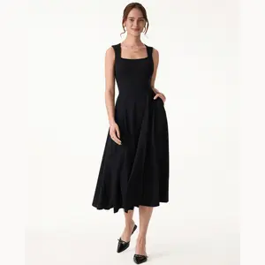 OGL The Anytime Little Black Bra Dress with Pockets