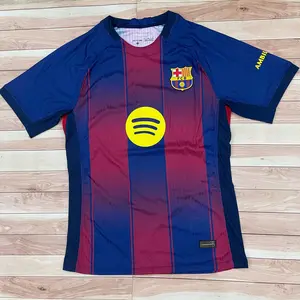 FC Barcelona Home Player Jersey 2025/26 Pro Match Fit Performance Soccer Shirt High Quality