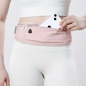 Lightweight Transparent Phone Bag, Adjustable Invisible Fitness Belt, 3 Pockets, Suitable for Trail Running, Running, Hiking, Gym, Unisex Design, Durable Sports Style