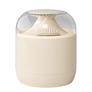 GREEN FOREST Wireless Hair Ball Trimmer Mini Clothing Shaver USB Rechargeable Beige Body with Transparent Top Cover Lint Remover Brushes for Home Use