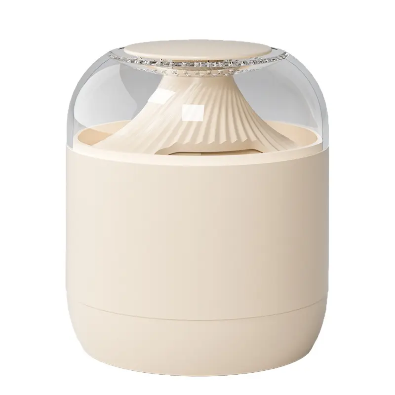 GREEN FOREST Wireless Lint Remover for Clothes - Compact Modern USB Rechargeable Mini Clothing Shaver, 0.29 lb Beige Body with Transparent Top Cover, ABS Reusable Lint Remover for Small Areas, Grooming Clothing with Cordless Freedom