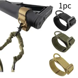 Universal Heavy-Duty Tactical Sling Adapter with Sturdy D-Ring - Reinforced Nylon Fabric for Enhanced Durability - Perfect for Hunting, Outdoor Activities, and Tactical Operations
