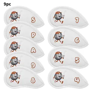 Universal Golf Club Covers Iron Head Covers Cartoon Putter Chipping Angle Sand Club Covers for Men Women