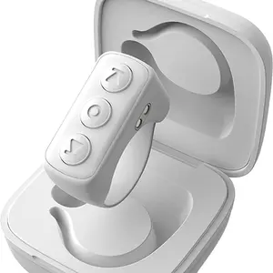 Remote Control for TikTok Page Turner for iPhone iPad Bluetooth Camera Video Recording Remote Scrolling Ring for TIK Tok Compatible with iOS Android Phones Tablets White