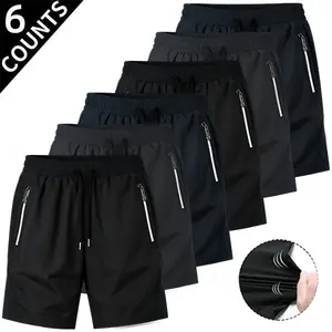 Men's 6-Pack Quick Dry Athletic Shorts | Y2K Streetwear Summer Casual Bottoms