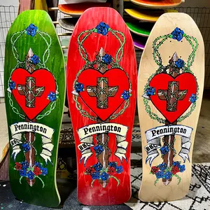 BBC Bryan Pennington Crucifix HAND-PAINTED, LIMITED EDITION Deck 10.3" x30.5" (PRE-ORDER, AUGUST)