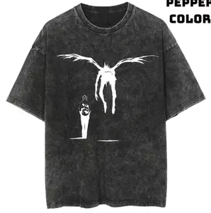 Light & Ryuk Keeper of Death Vintage Graphic Tees, Light Yagami Tshirt, Death Note Shirt, Anime Clothing, Unisex Manga Anime T-Shirt, Shirt For Men Women Crew Neck Casual Top Menswear Womenswear Streetwear Y
