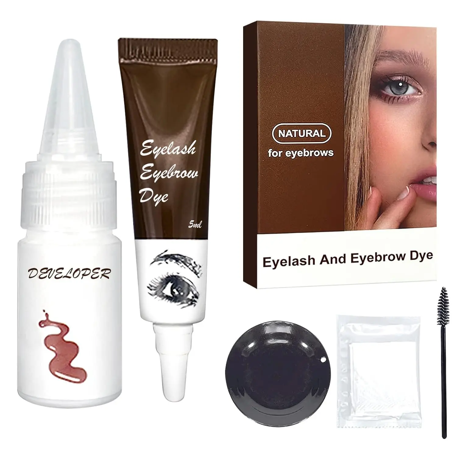 Flora RubyEyebrow Тinting Kit, Eyebrow Tint & Eyelash Tint