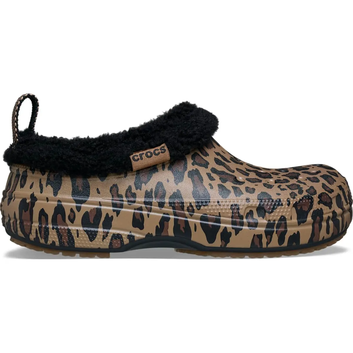 Crocs Adult Classic Lined Shorty Clogs, Fuzzy Slippers