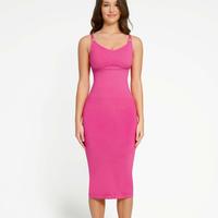 V-neck metal buckle shoulder strap-Pink