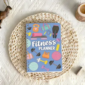 Workout Journal & Fitness Planner – Daily Exercise Log, Weight Tracking, Meal Logs, Undated Gym Notebook for Women