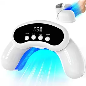 Nail Fungus Laser Treatment LED Light Device-Nail Fungus Treatment,Solution for Damaged Discolored Thick Toenails & Fingernails - White