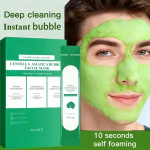 Centella foam facial mask can remove black and control oil, deeply clean facial dirt