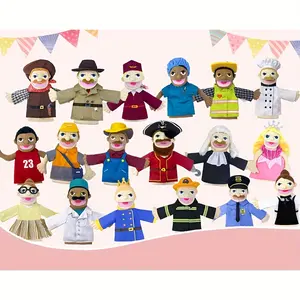 16inch Professional Detachable Mouth Puppet - Professional Theme for Children and Adults, Educational Role Play, Interactive Storytelling, Birthday Party Entertainment - Compatible with Puppet Theater/Stage - Soft Plush Material - Ideal Gift for Ages 4-8