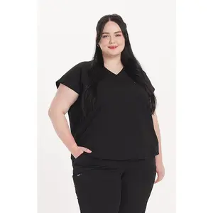 Cypress Easy Fit 2-Pocket CORE Scrub Top Fabric Womenswear