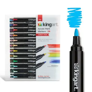 PRO Acrylic Paint Markers – 2mm Bullet Tip - 24 Colors