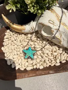 Johnny Dixon - Texas Star Kingman Necklace