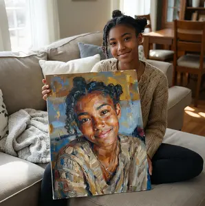 Turn Your Photo Into a Paint by Numbers Kit – Custom Portrait DIY Painting - Custom Portrait Paint by Numbers Kit – Personalized Artwork from Your Favorite Photo
