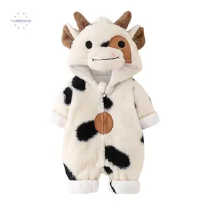 Toddler Baby Cute Animal Outfit Hooded Rompers Funny Toddler Halloween Costume Gifts  Outfit