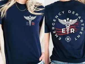 Emergency Department Nurse 4th July T-Shirt, ER Nurse Shirt, Emergency Room Medicine Nurse Tee, Trending 4th of July Day, Men's Graphic Tees, Casual Outfit, Comfortable Menswear, Perfect Gift For Men, May2