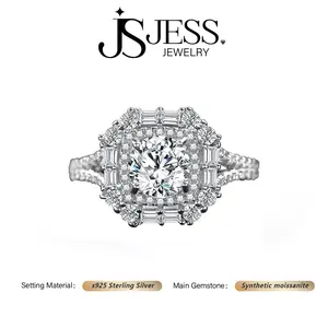 [#338]Timeless Geometry, 1ct Asscher Cut Synthetic Moissanite Ring, Elegant, Keepsake Jewelry, Engagement Ring,Wonderful Anniversary Gift For Woman