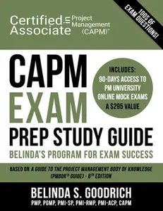 USED Book - CAPM Exam Prep Study Guide: Belinda's All-in-One Program for Exam Success by Goodrich, Belinda (Paperback) - english