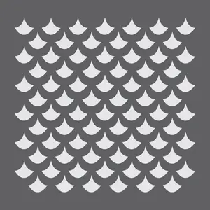 Dragon Scales Mini Craft Stencil