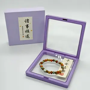 [Smooth sailing] New Chinese-style kiln-changing ceramic bead bracelet, hand-woven national style niche design bracelet, graduation / holiday gift for best friend or girlfriend, cultural gift, China-fashion retro accessories