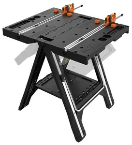BRAND NEW Worx Pegasus 2-in-1 Folding Work Table & Sawhorse, Easy Setup Portable Workbench