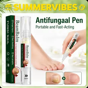 BeamBalm Extra Strength Toenail Fungus Treatment Pen | Triple Action Formula to Remove Fungus, Repair and Renew Hand & Foot Damaged Nails.#SummerVibes