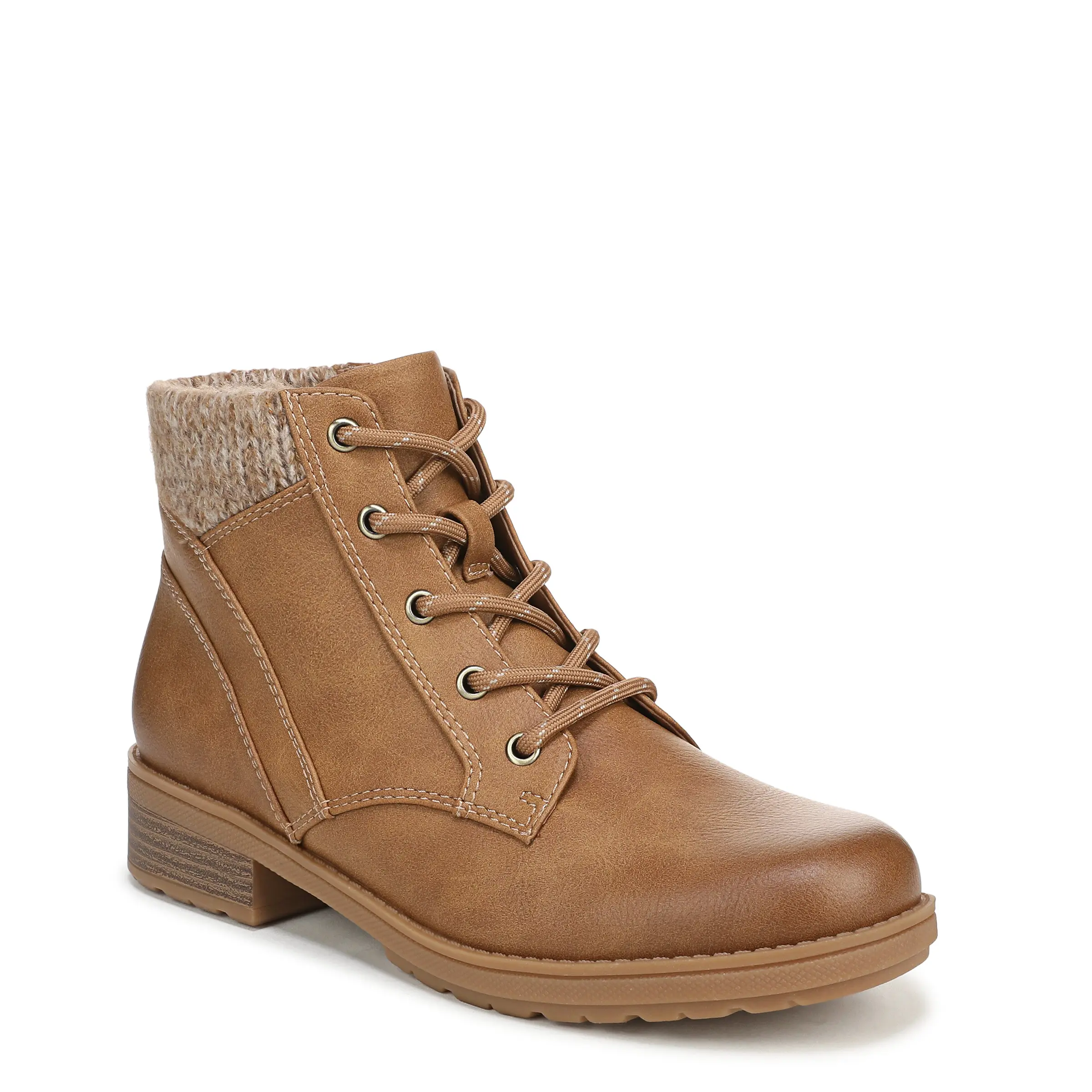 Dr. Scholl's Women's Daphne Ankle Oxford Boot - Bounce Feature, Comfortable Block Heels, 15% Plant-Based Bloom® Foam, Round Toe, Medium & Wide Fit Widths, Comfortable Heels