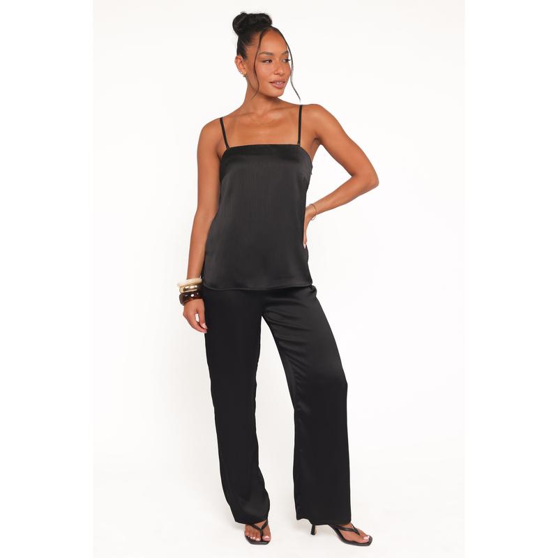 Selena Pant Set - Black