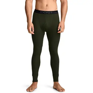 Jockey Men's Waffle Pant M Black