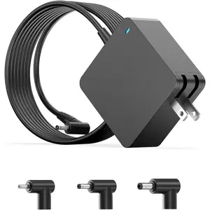 Laptop Charger Compatible with Asus VivoBook 15 16 17 14, Go 15 14 12, Flip 15 14, S15 S14 S13, Fit for Zenbook/Chromebook/EeeBook Computer Cord, Foldable Plug Power Adapter 65W/45W/33W