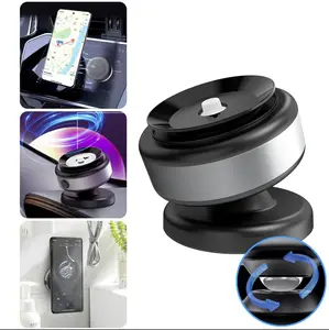 360° Rotation Magnet for Any Phone ModelCar Electric Vacuum Mobile Phone Stand Wireless Charger Stand with