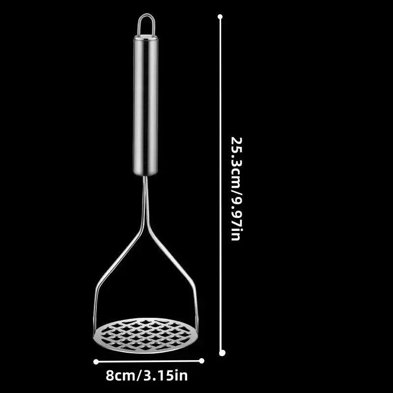 2025 New Kitchen Gadget Creative Mud Press Masher Puree Juice Maker Stainless Steel Potatoes Crusher Pusher Fruit Tools Does not apply