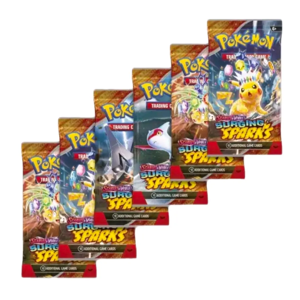 Pokmon TCG: Scarlet & Violet-Surging Sparks Booster Pack - TikTok Shop