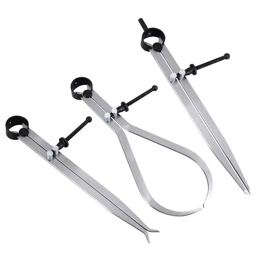Big Horn 3 Pieces 8-Inch Spring Caliper/Divider Set - 19053