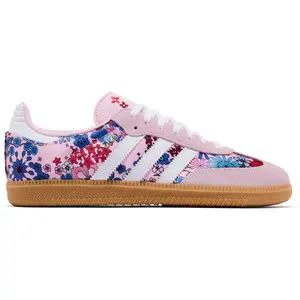 adidas Samba OG Liberty London Clear Pink Floral GS Fashion Shoes New
