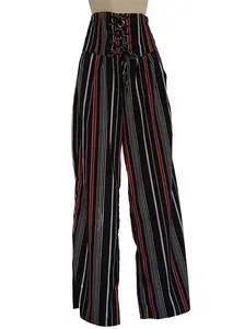CHARLOTTE RUSSE Basque Lace Up Waist Pants - Size XS